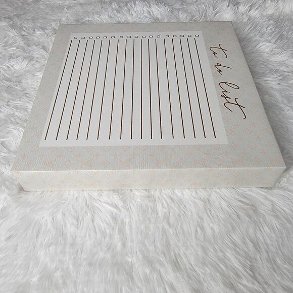 Oliver Gal To Do List Gold Fashion Wall Art Louis Vuitton Monogram Print Canvas - Picture 10 of 15